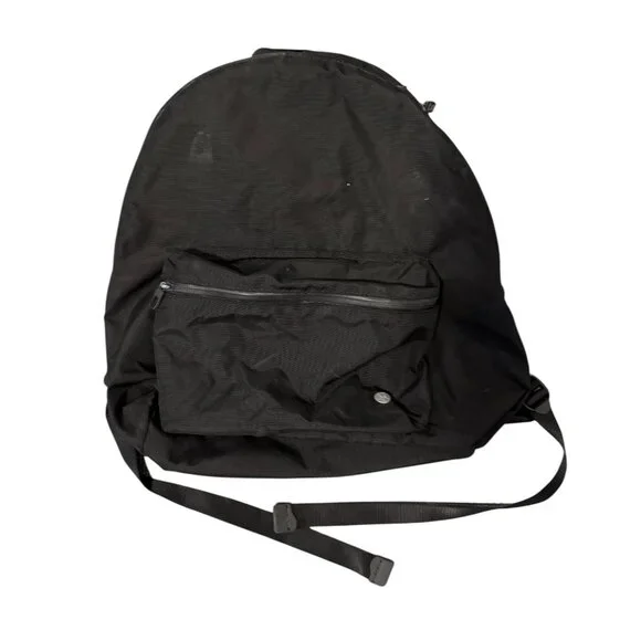 Lululemon Black Zipper Backpack with Single Front Zipper Pocket- Small- Basic - Picture 1 of 10